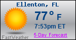 Weather Forecast for Ellenton, FL