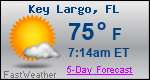 Weather Forecast for Key Largo, FL