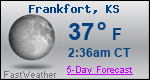 Weather Forecast for Frankfort, KS