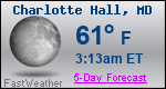 Weather Forecast for Charlotte Hall, MD