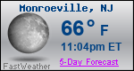 Weather Forecast for Monroeville, NJ