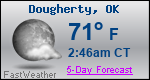 Weather Forecast for Dougherty, OK