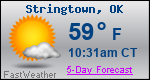 Weather Forecast for Stringtown, OK