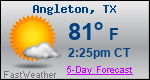 Weather Forecast for Angleton, TX