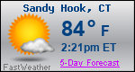 Weather Forecast for Sandy Hook, CT