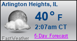 Weather Forecast for Arlington Heights, IL