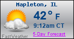 Weather Forecast for Mapleton, IL
