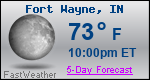 Weather Forecast for Fort Wayne, IN