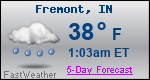 Weather Forecast for Fremont, IN
