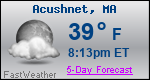 Weather Forecast for Acushnet, MA