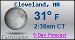 Weather Forecast for Cleveland, MN