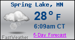 Weather Forecast for Spring Lake, MN