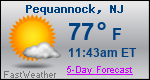 Weather Forecast for Pequannock, NJ