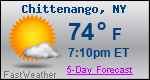 Weather Forecast for Chittenango, NY