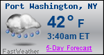 Weather Forecast for Port Washington, NY