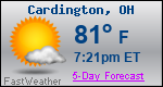 Weather Forecast for Cardington, OH
