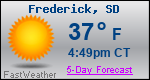 Weather Forecast for Frederick, SD