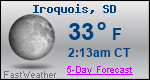 Weather Forecast for Iroquois, SD