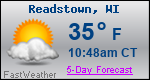 Weather Forecast for Readstown, WI