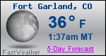 Weather Forecast for Fort Garland, CO