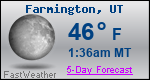 Weather Forecast for Farmington, UT
