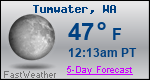 Weather Forecast for Tumwater, WA