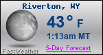Weather Forecast for Riverton, WY