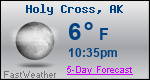 Weather Forecast for Holy Cross, AK