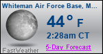 Weather Forecast for Whiteman Air Force Base, MO