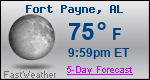 Weather Forecast for Fort Payne, AL