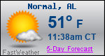Weather Forecast for Normal, AL