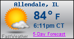 Weather Forecast for Allendale, IL