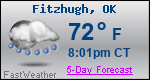 Weather Forecast for Fitzhugh, OK