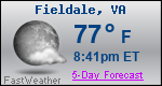 Weather Forecast for Fieldale, VA