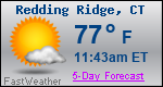Weather Forecast for Redding Ridge, CT