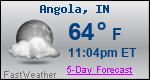 Weather Forecast for Angola, IN