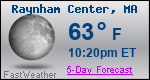 Weather Forecast for Raynham Center, MA