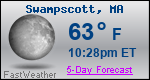 Weather Forecast for Swampscott, MA