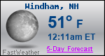 Weather Forecast for Windham, NH