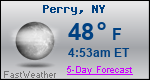Weather Forecast for Perry, NY