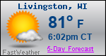 Weather Forecast for Livingston, WI