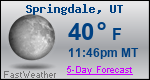 Weather Forecast for Springdale, UT
