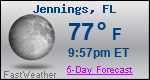 Weather Forecast for Jennings, FL