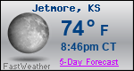 Weather Forecast for Jetmore, KS