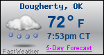 Weather Forecast for Dougherty, OK