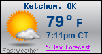 Weather Forecast for Ketchum, OK
