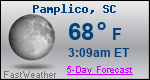 Weather Forecast for Pamplico, SC