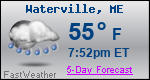 Weather Forecast for Waterville, ME