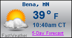 Weather Forecast for Bena, MN