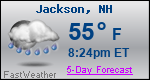 Weather Forecast for Jackson, NH